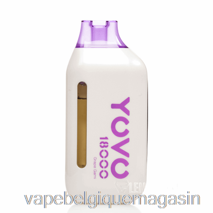 Vape Shop Bruxelles Yovo Ultra 18000 Jetable Raisin Gami